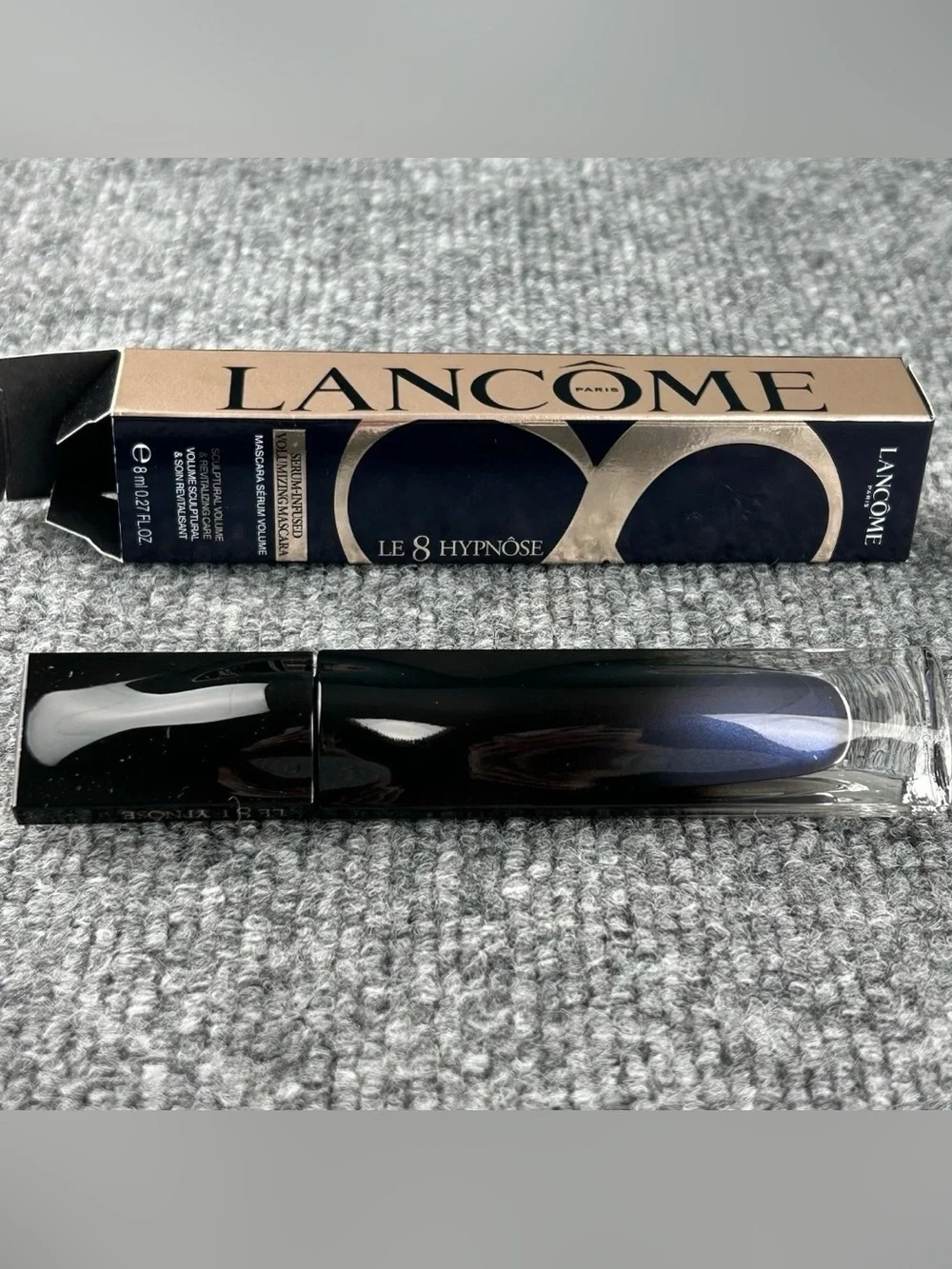 Lancome Le  Hypnôse Serum‑Infused Volumizing Mascara .27 fl oz NOIR Blue Glass